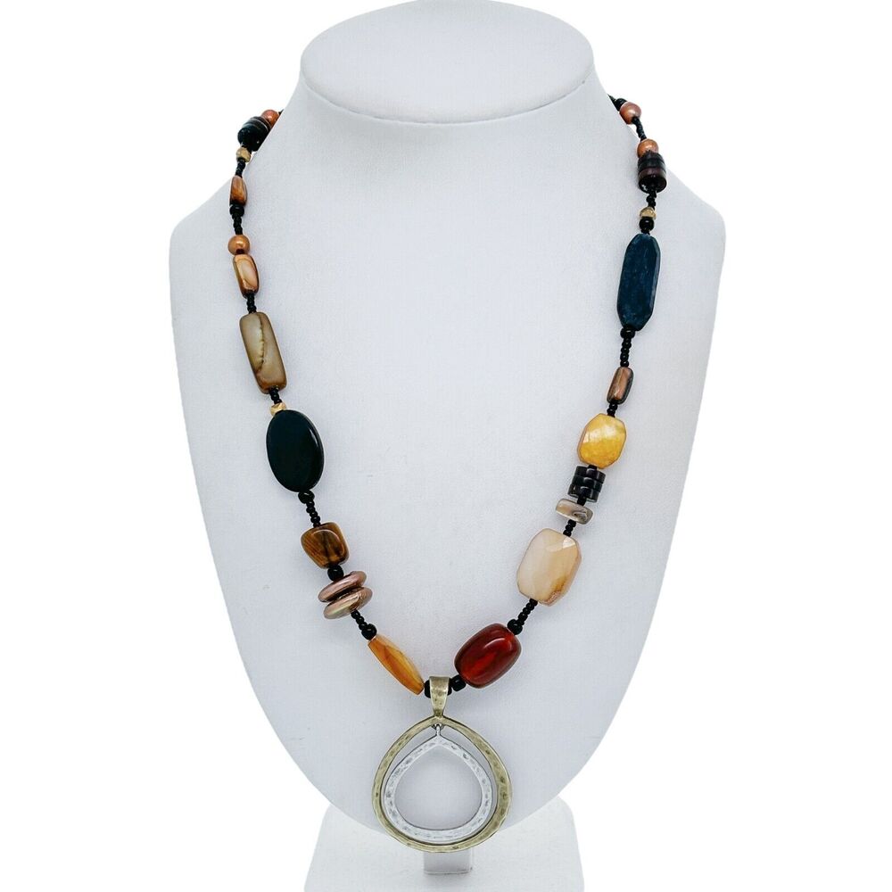 Silpada Sterling Silver 925 Chunky Beaded Necklace 18"-20" N1787